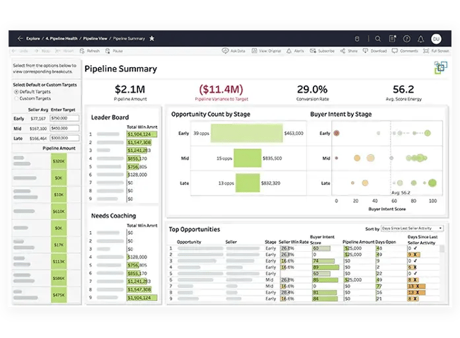 Accent sales tool