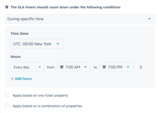 conditional sla