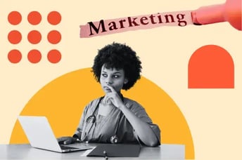 Woman looking at the best digital marketing agency websites