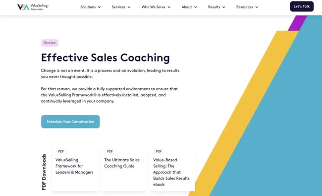 Effective Sales Coaching course. 