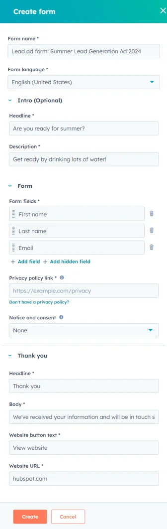 Create Facebook Ad Campaigns In Hubspot Create Facebook Ad Campaigns In Hubspot