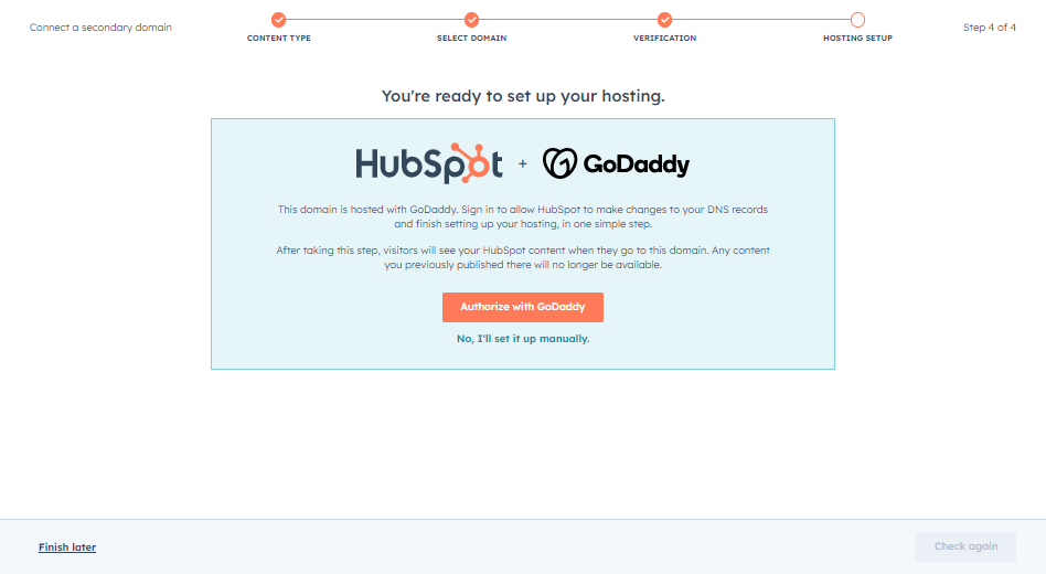 Connect Your Domain To HubSpot