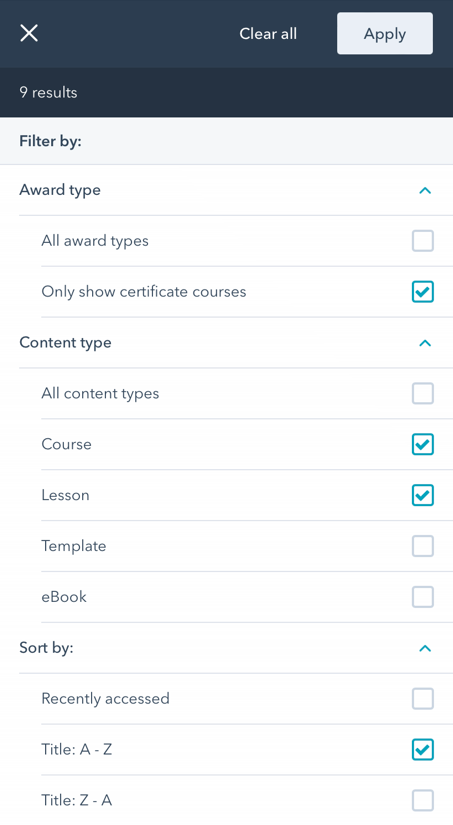 Use HubSpot Academy In The HubSpot Mobile App