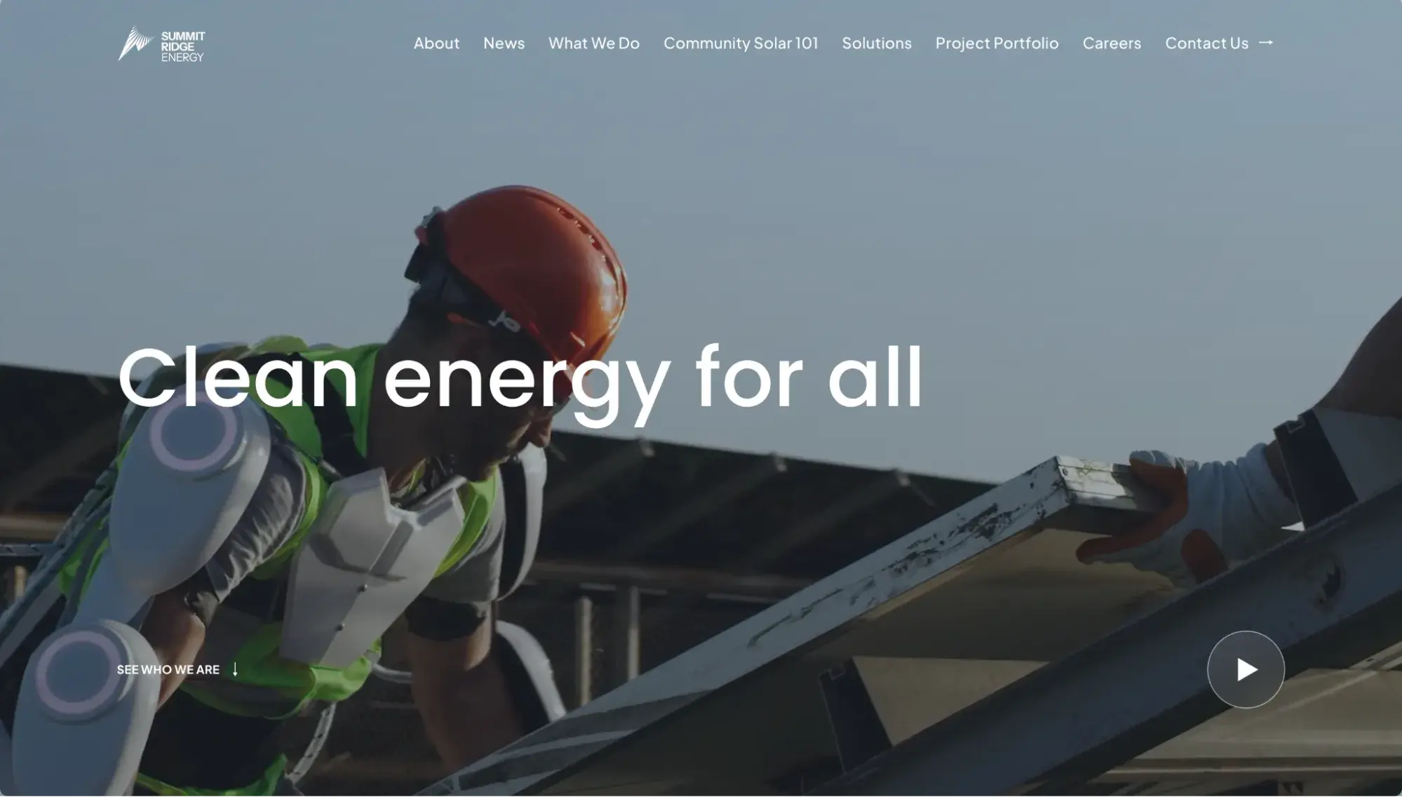 3d web design, summit ridge energy 