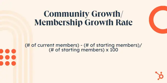formula for community growth rate