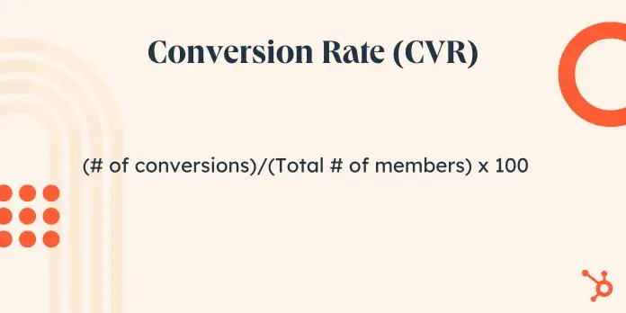 formula for conversion rate