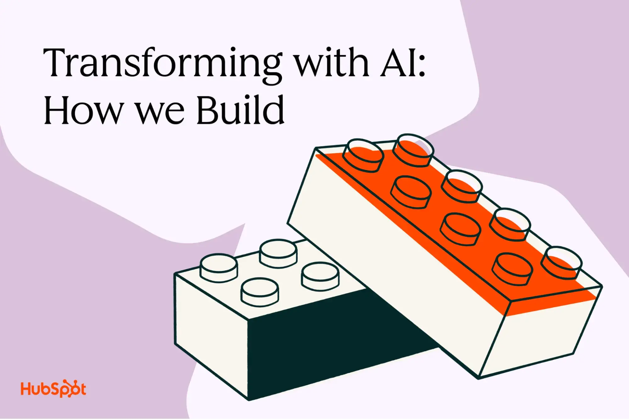 Illustration of stacked building blocks with gears, representing foundational AI infrastructure