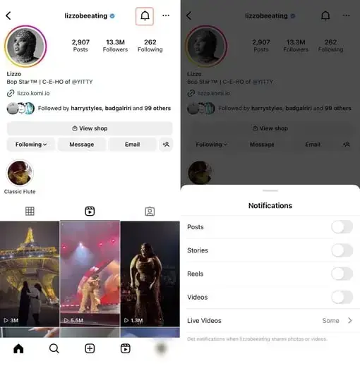 how to get notifications when user posts on Instagram