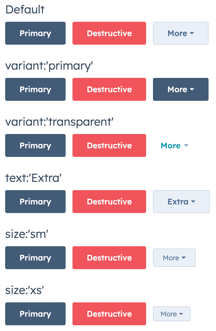 buttonrow-dropdown-variants