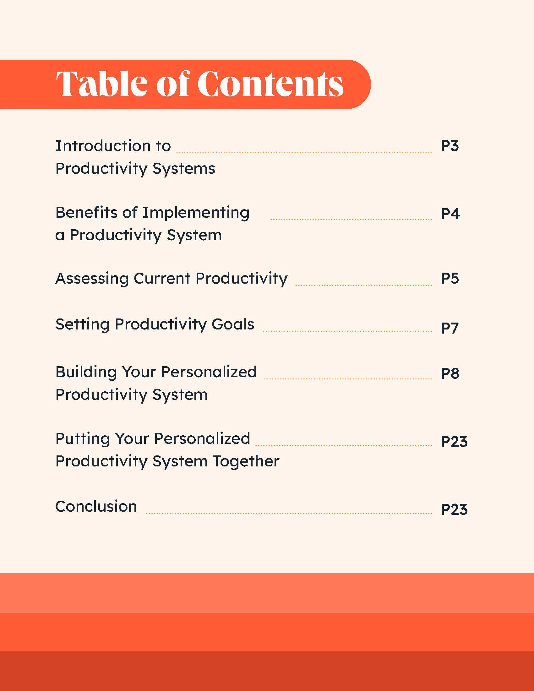 Page 2 - Productivity System Guide