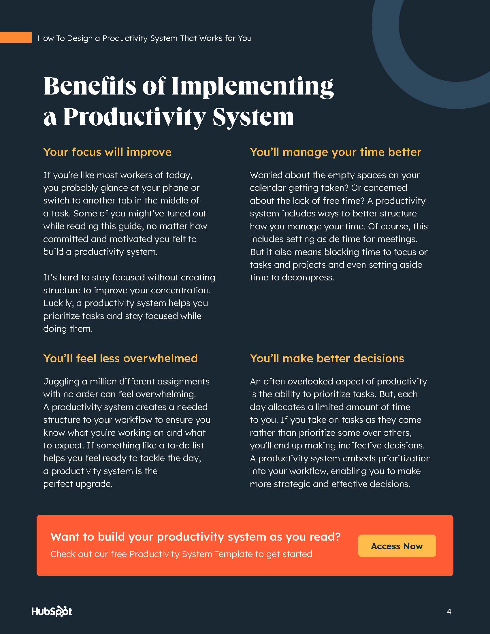 Page 4 - Productivity System Guide