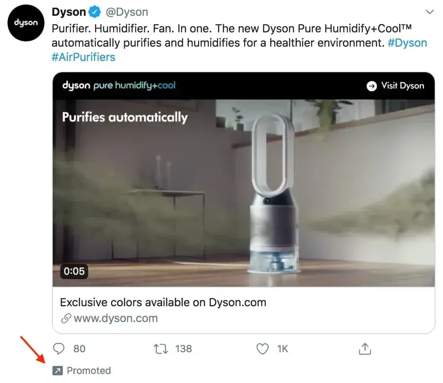 X ad for Dyson.