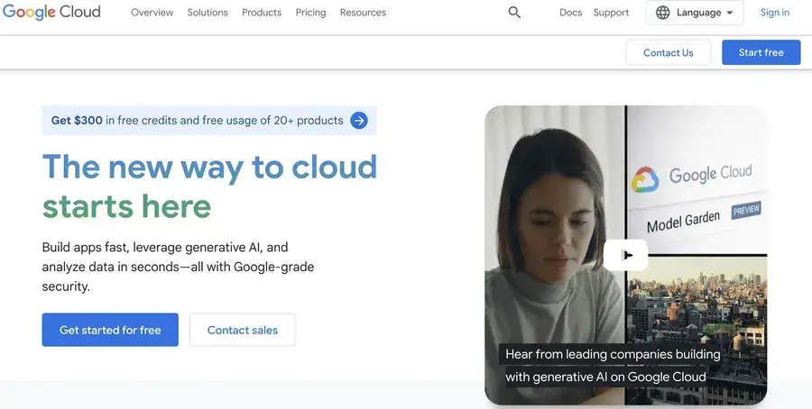 ai service providers, google cloud