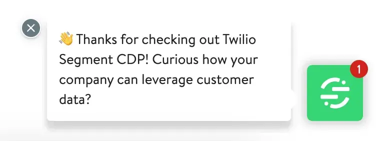 ai cdp: Twilio Segment screenshot