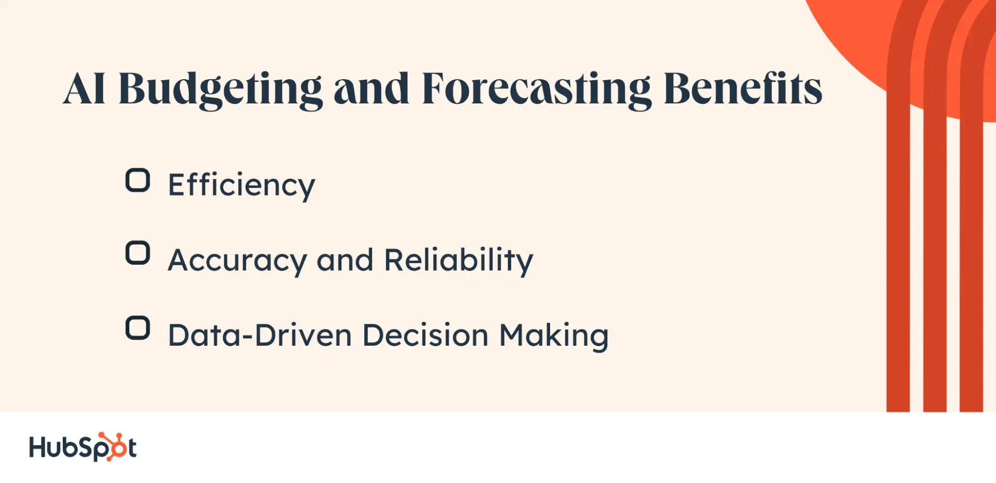 infographic shows three benefits of ai in budgeting and forecasting.