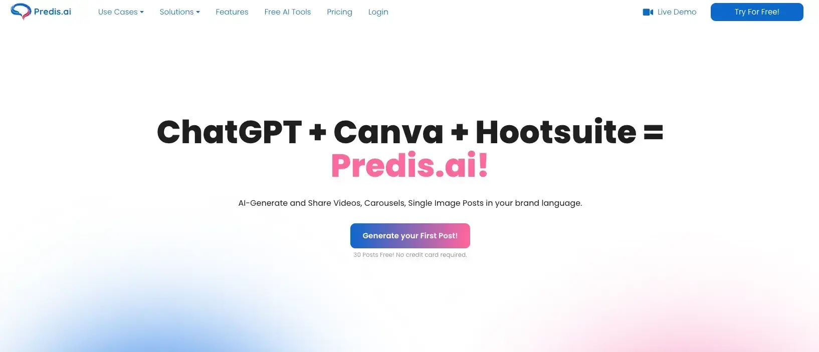 predis.ai ai marketing tool