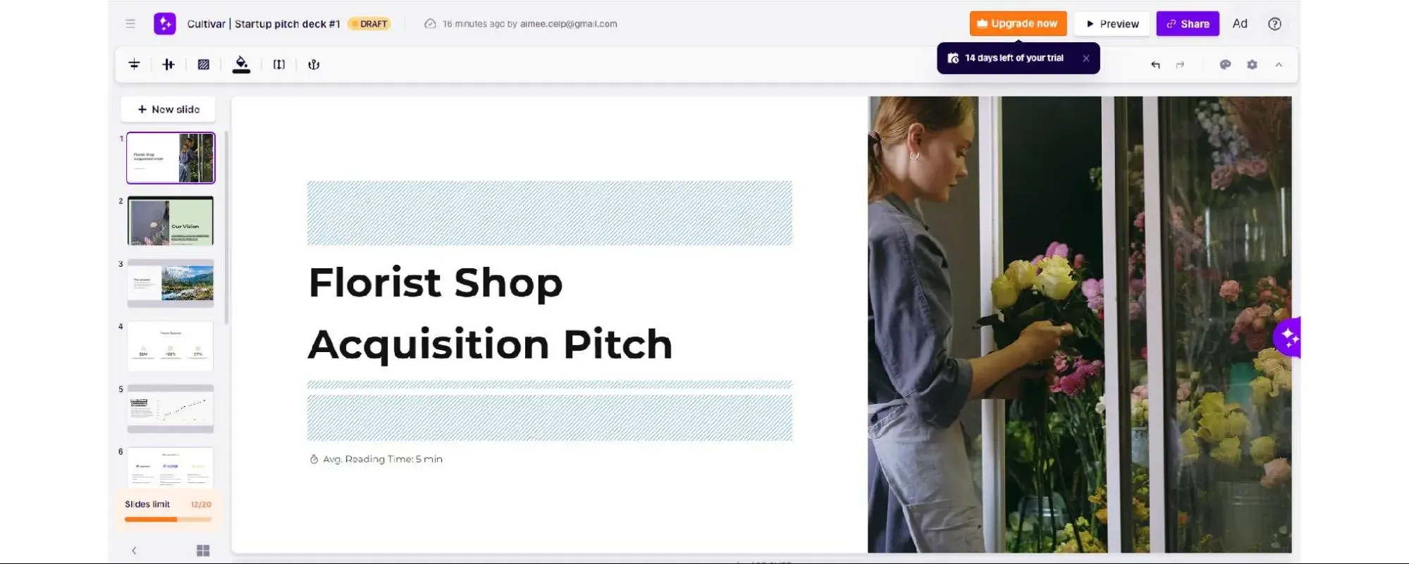 best ai pitch deck generators, storydoc video insert