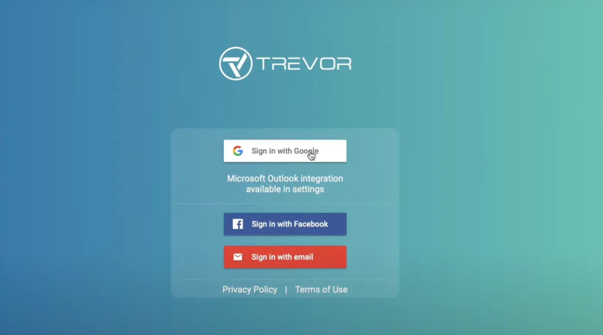 AI scheduling tool: Trevor sync