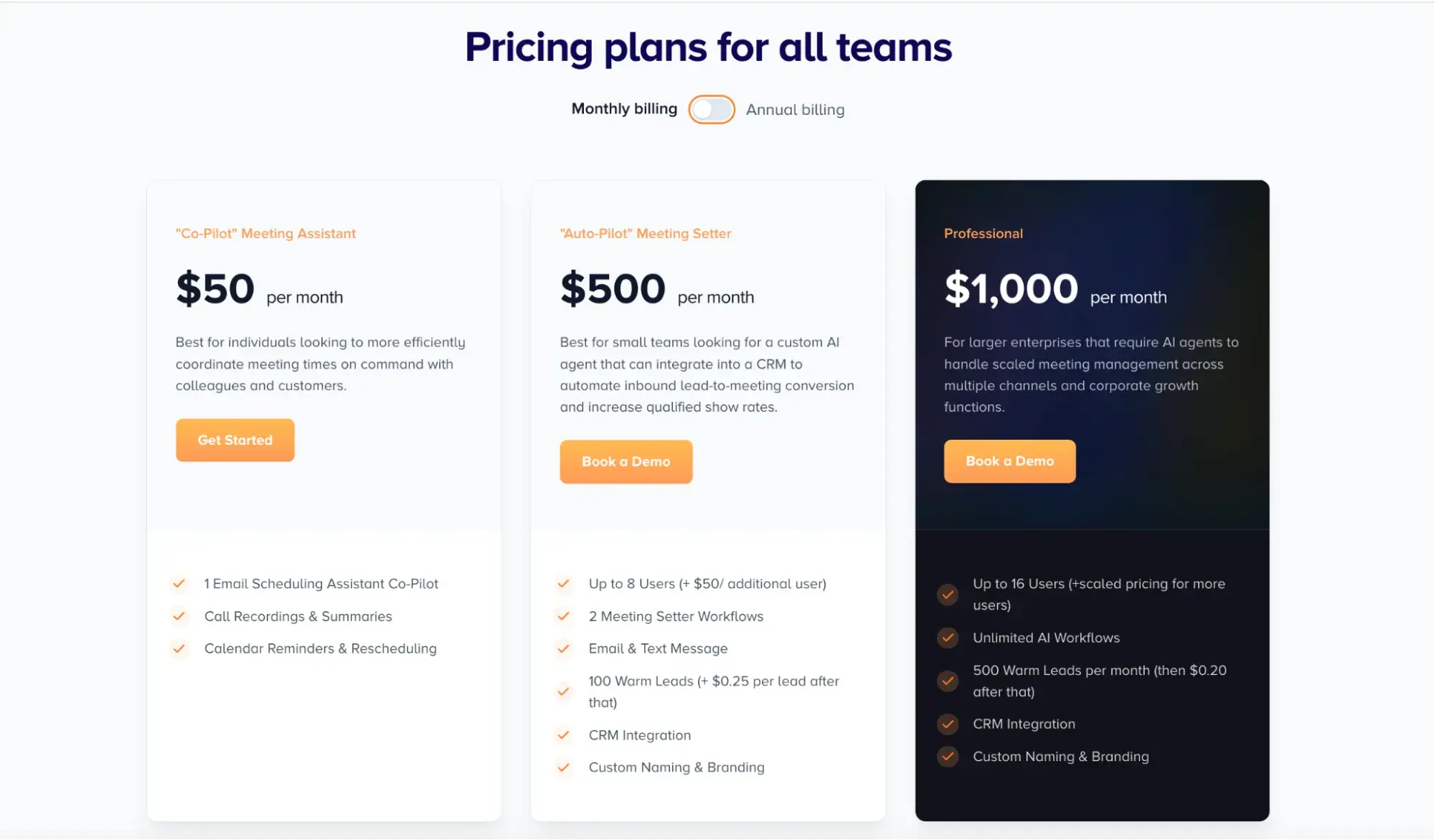 AI scheduling assistant: Scheduler AI pricing