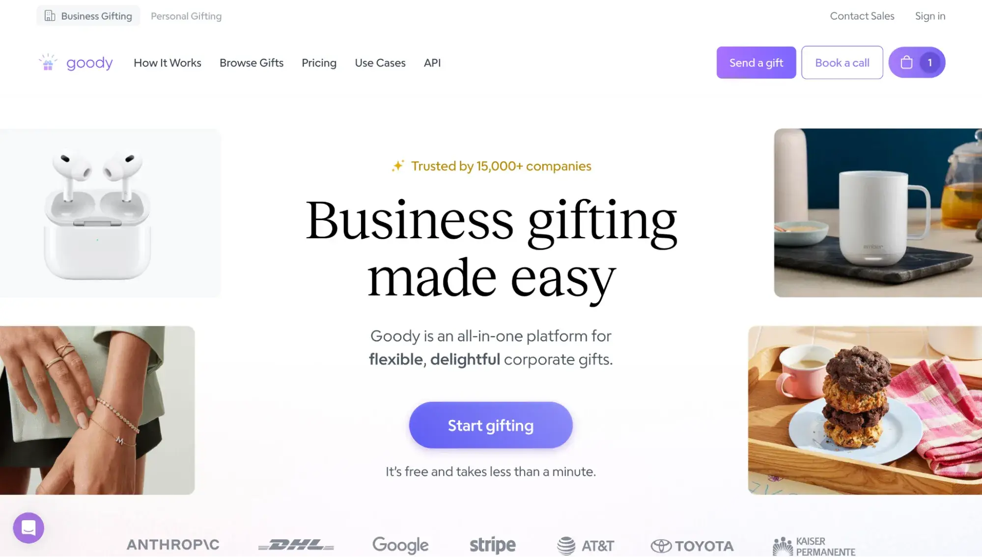 b2b ecommerce website examples: goody