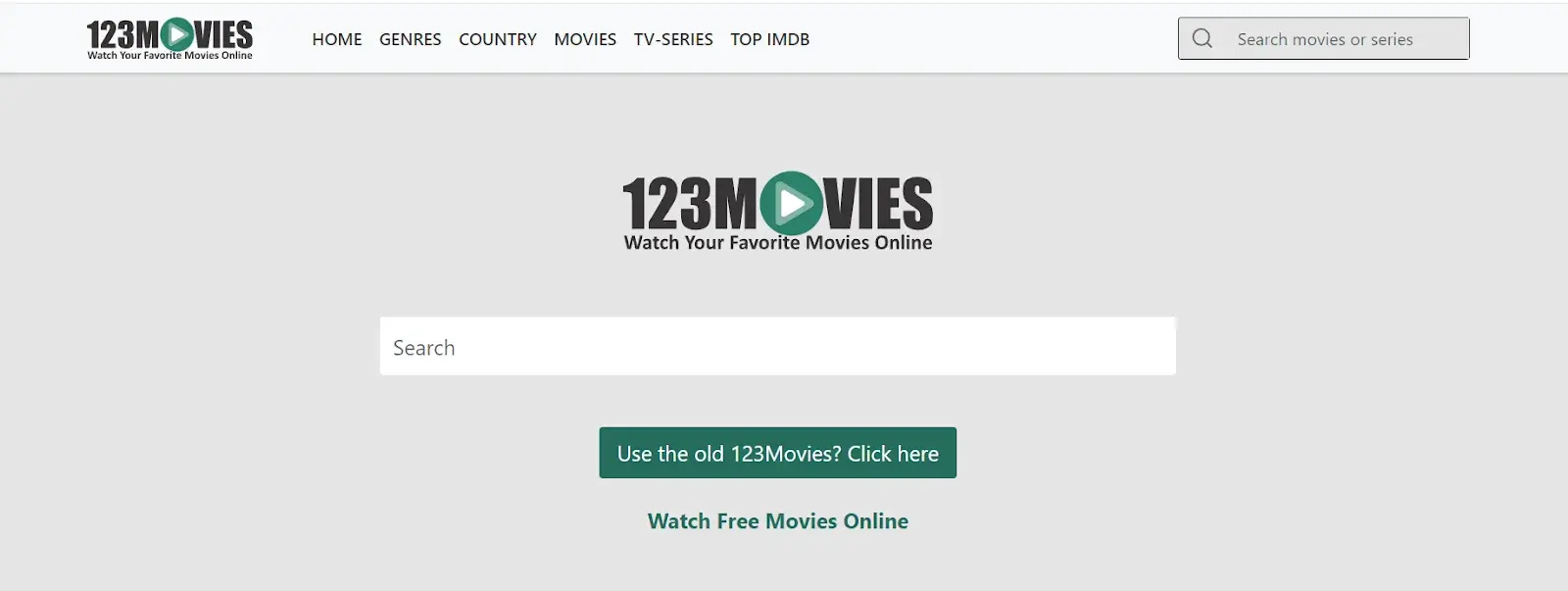 123 Movies bad UI design