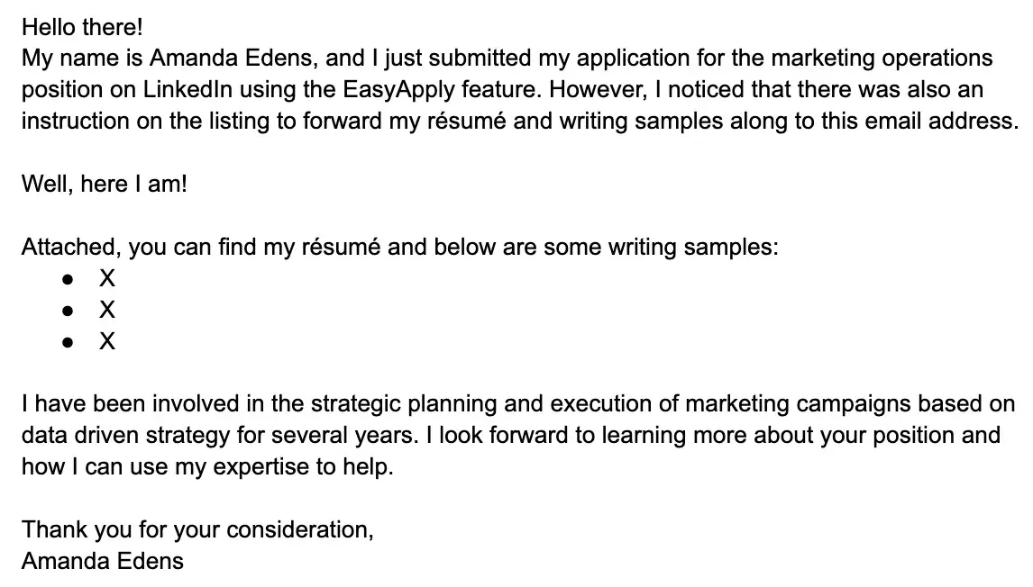 good cover letter examples, breezy follow-up