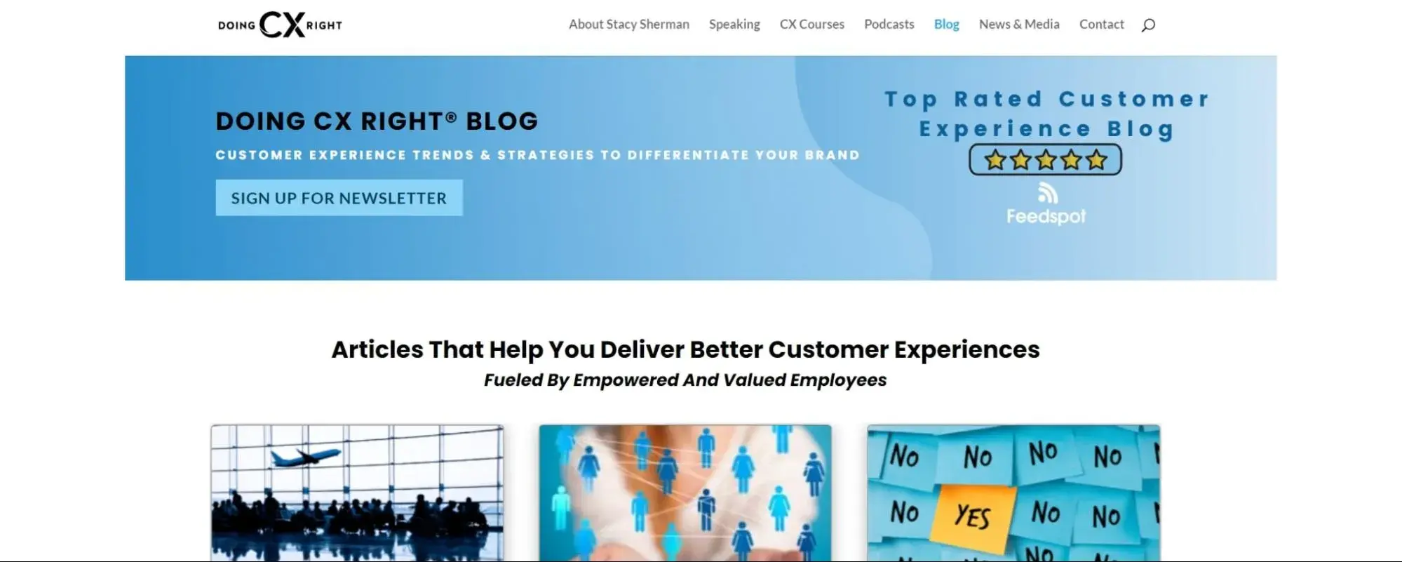 best customer experience blogs, doing cx right blog