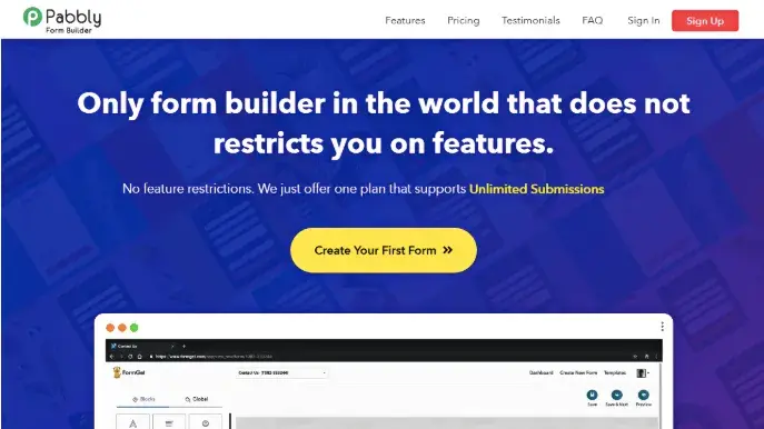 pabbly form builder tool