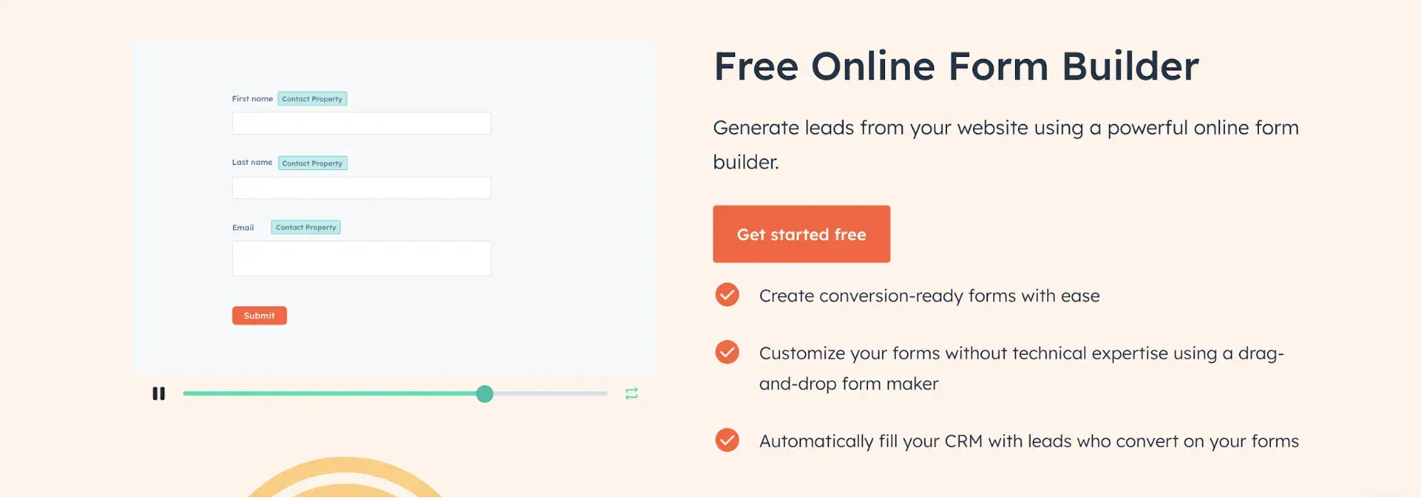 best online form builder hubspot