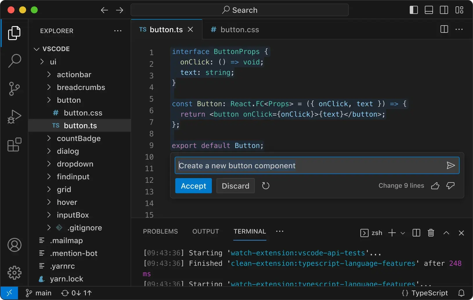 html editor with live preview, visual studio code