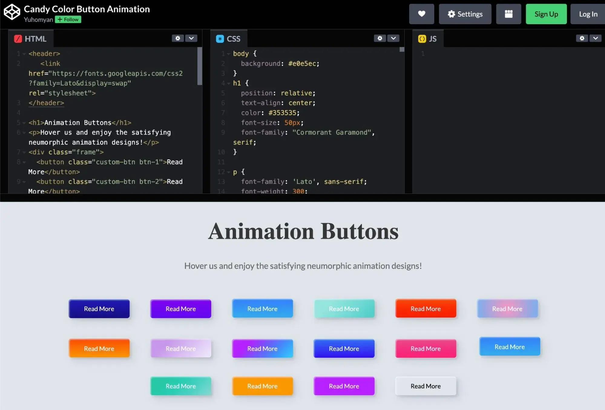 best html editor: Live code preview from the CodePen HTML editor.