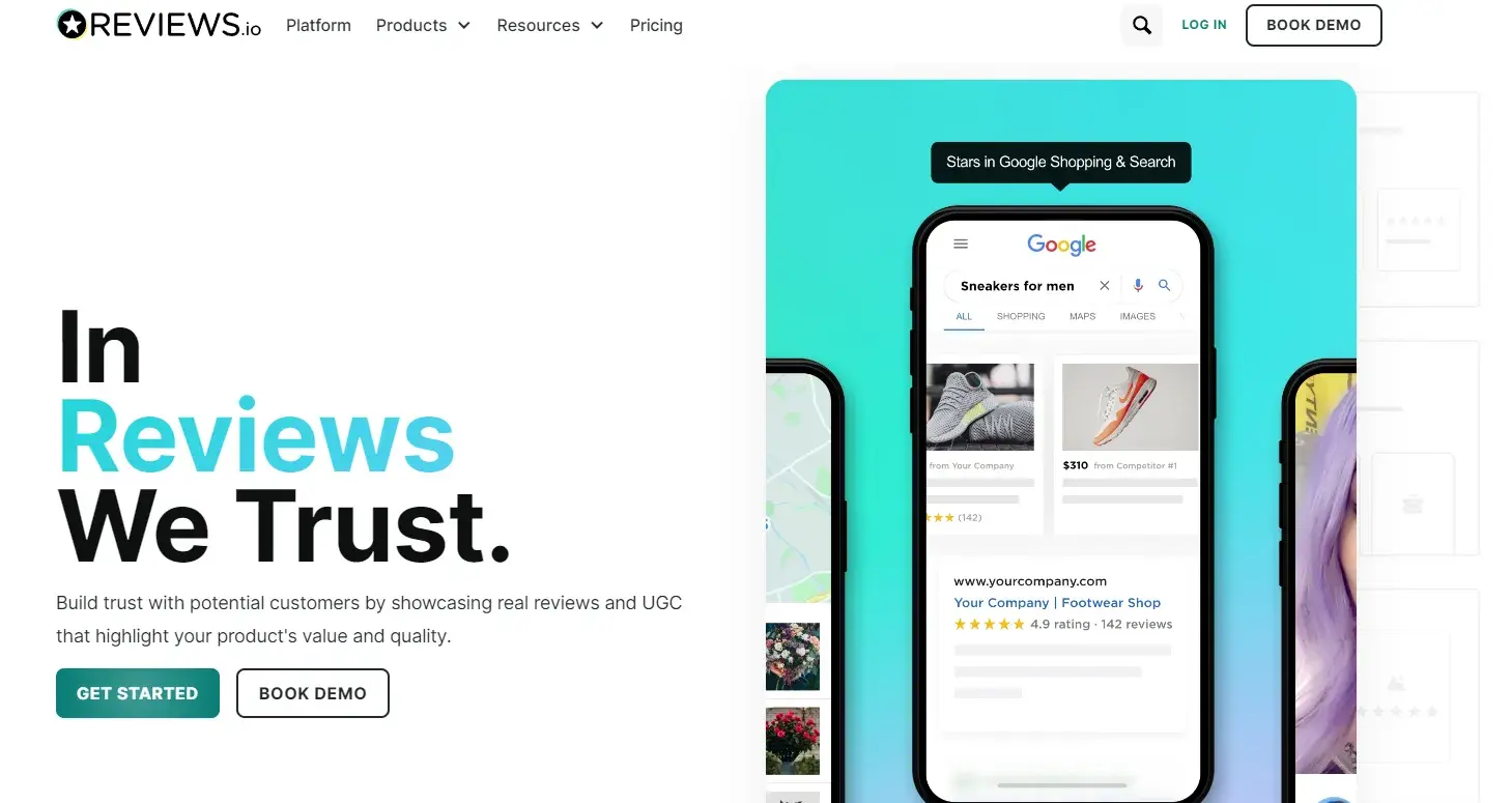 Reviews.io is a review management platform that helps you build trust with your customers by showcasing reviews that highlight your product quality and value.