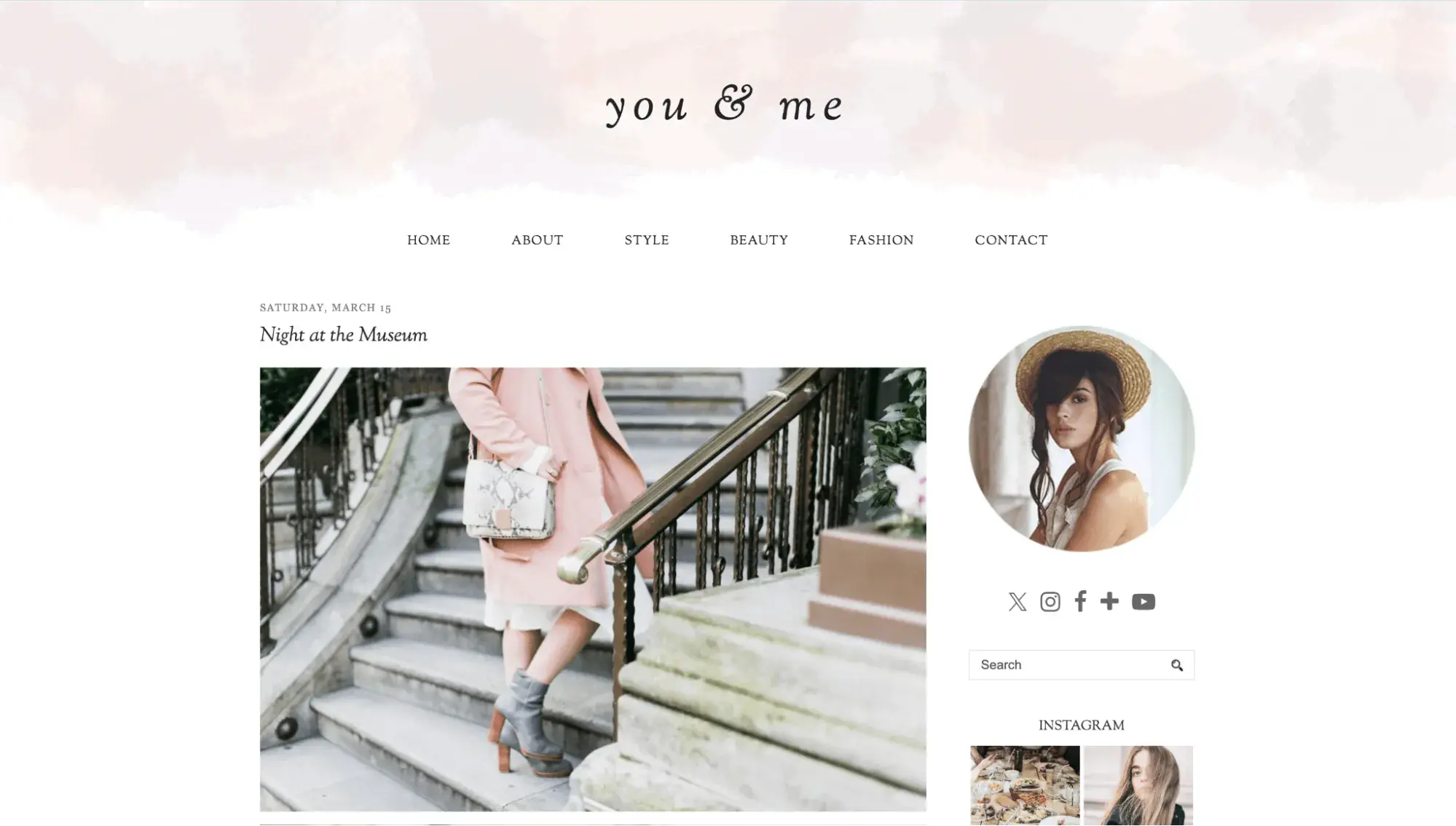 best blogger website templates: you & me