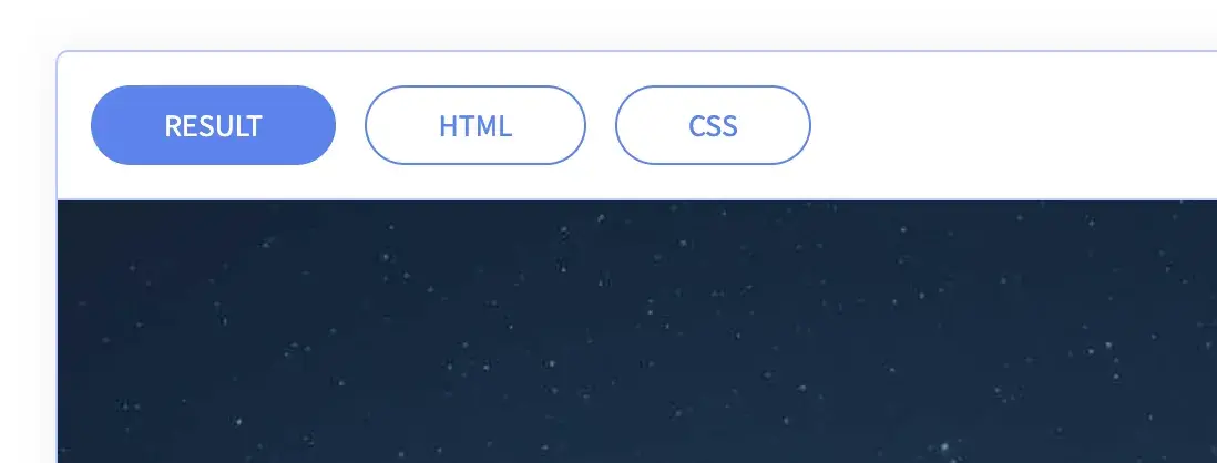 toggle buttons to see the bootstrap code