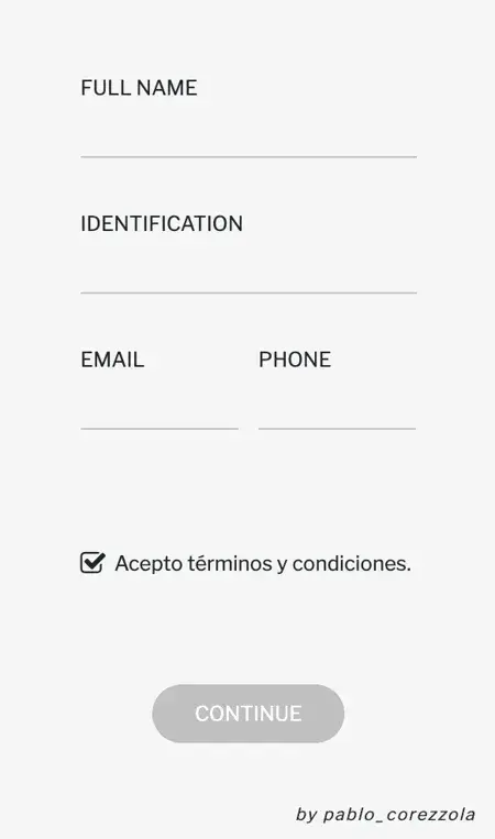 bootstrap form template example: login form