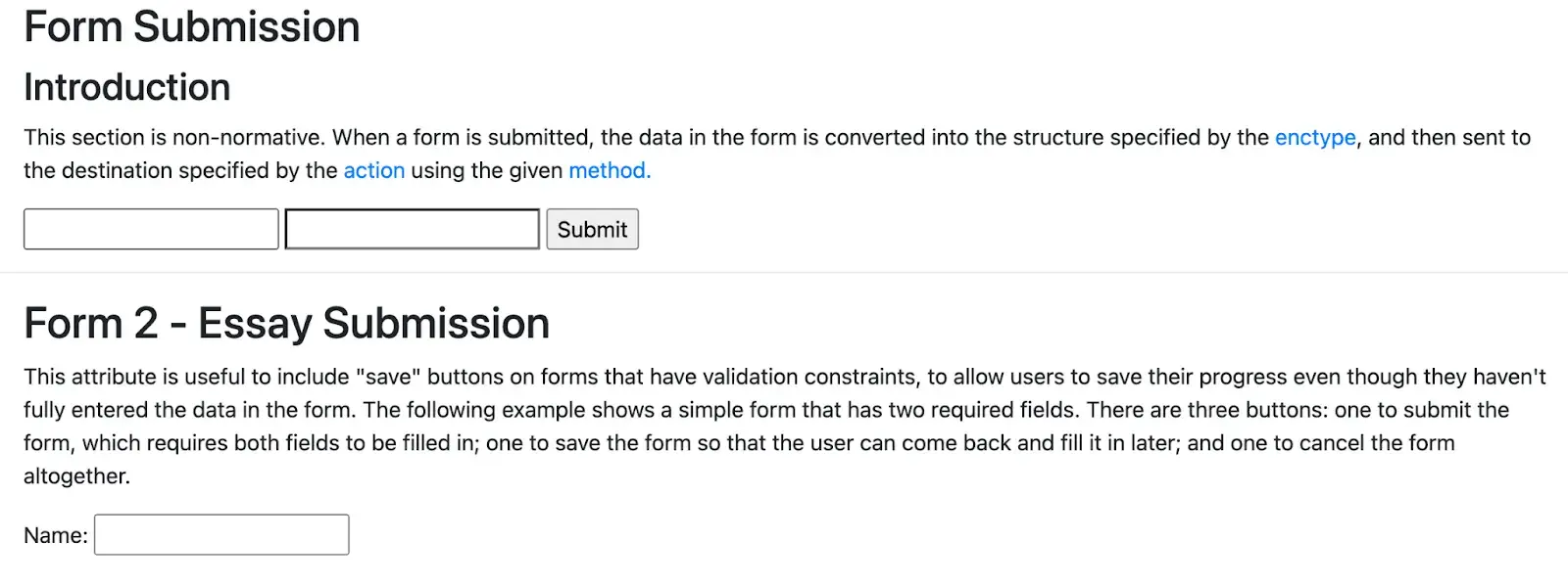 bootstrap form template example: HTML & CSS form