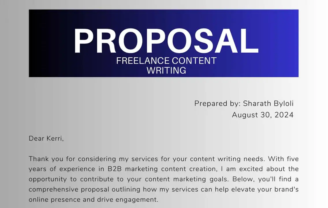 business proposal introduction, business proposal template