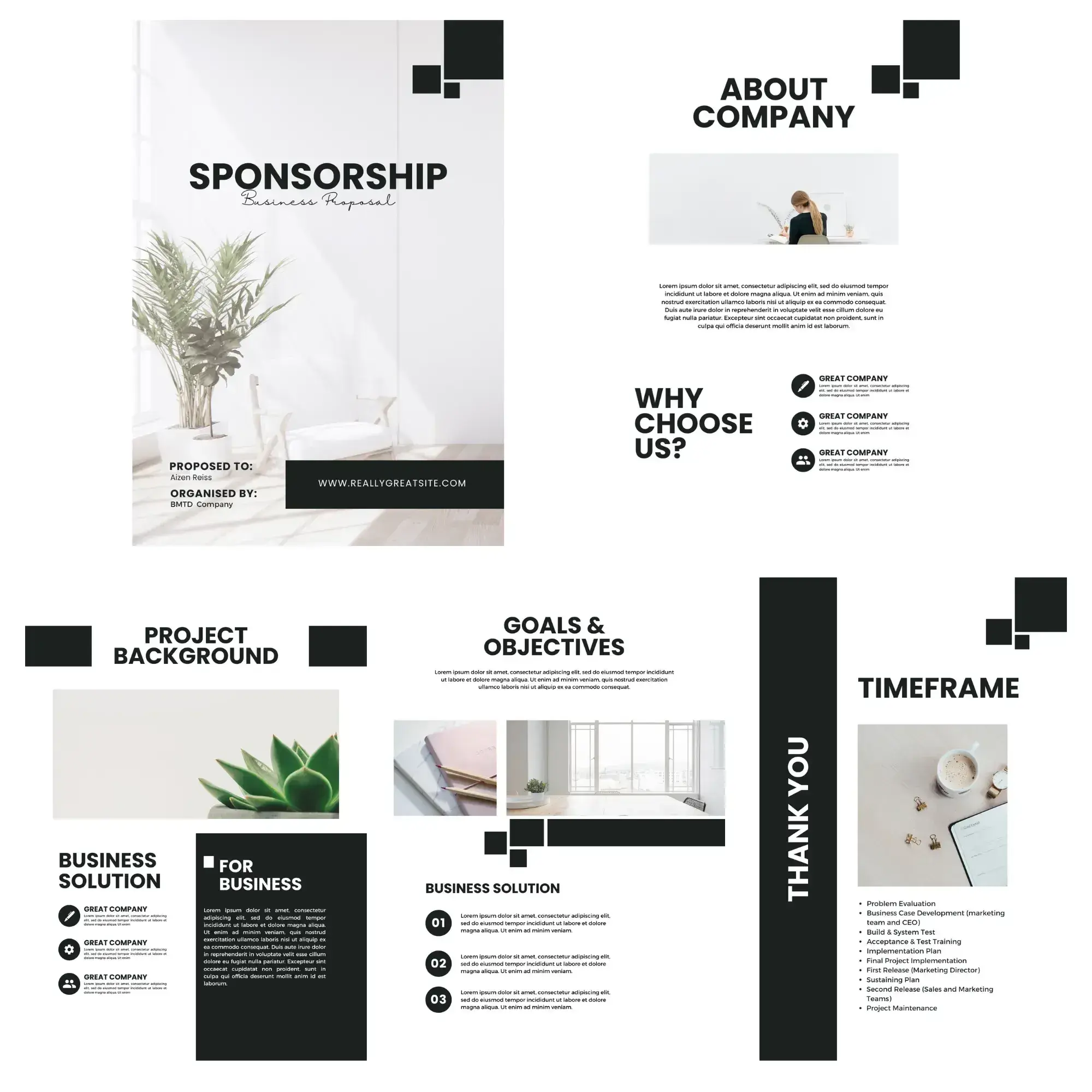 sponsorship business proposal example, business proposal template