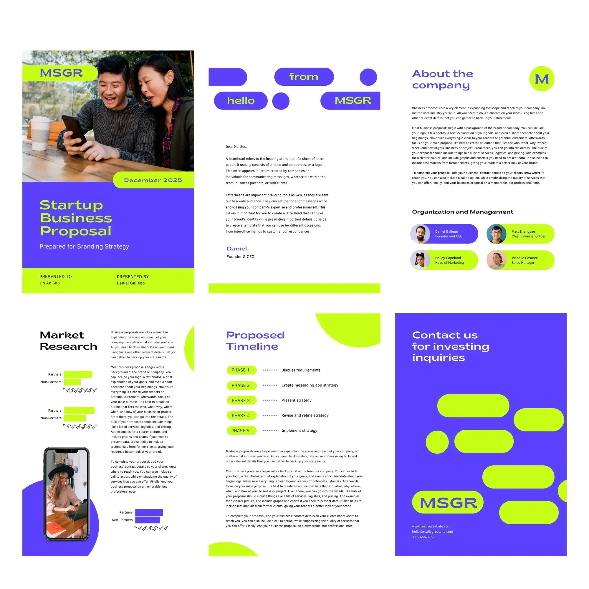 startup business proposal example, business proposal template