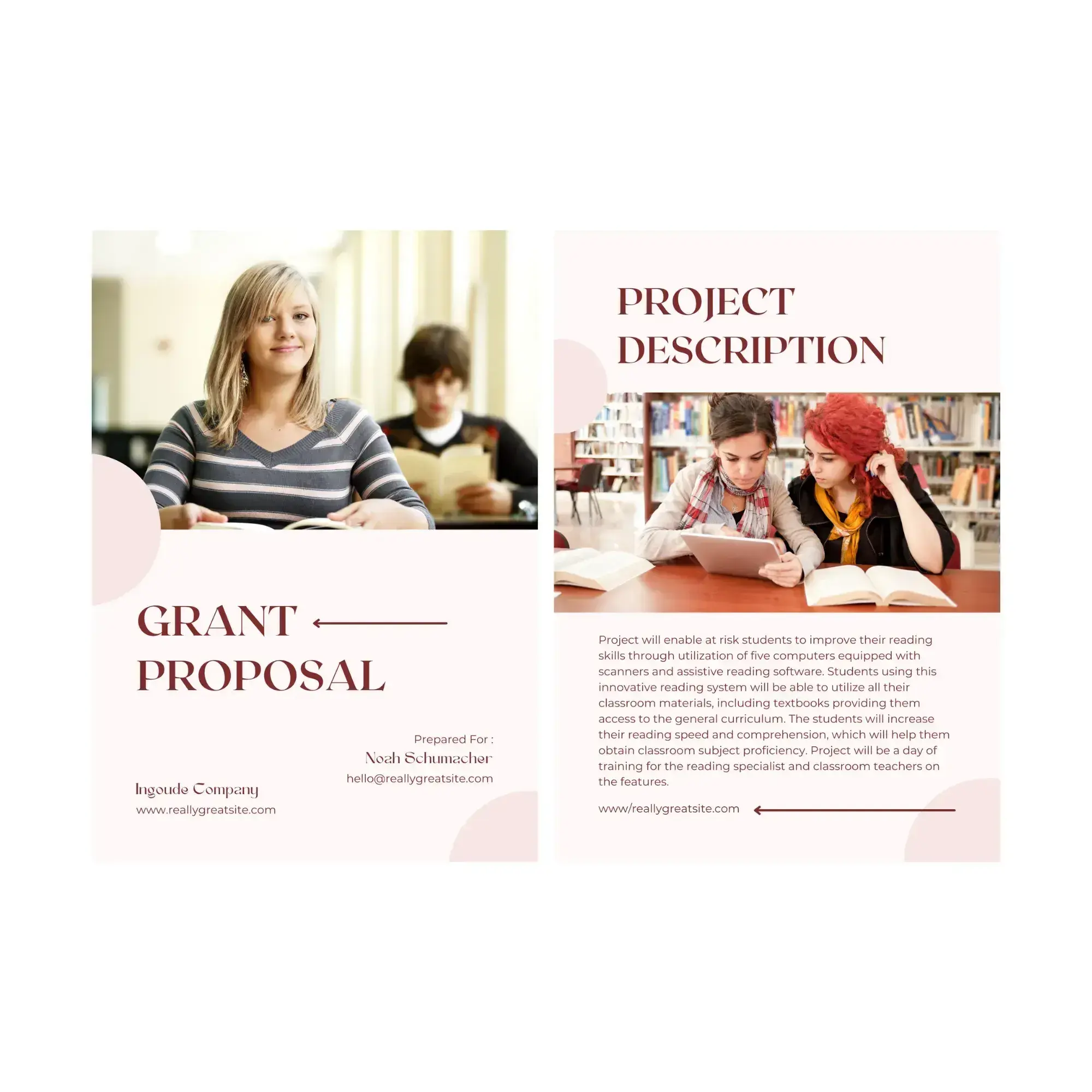 grant proposal example, business proposal template