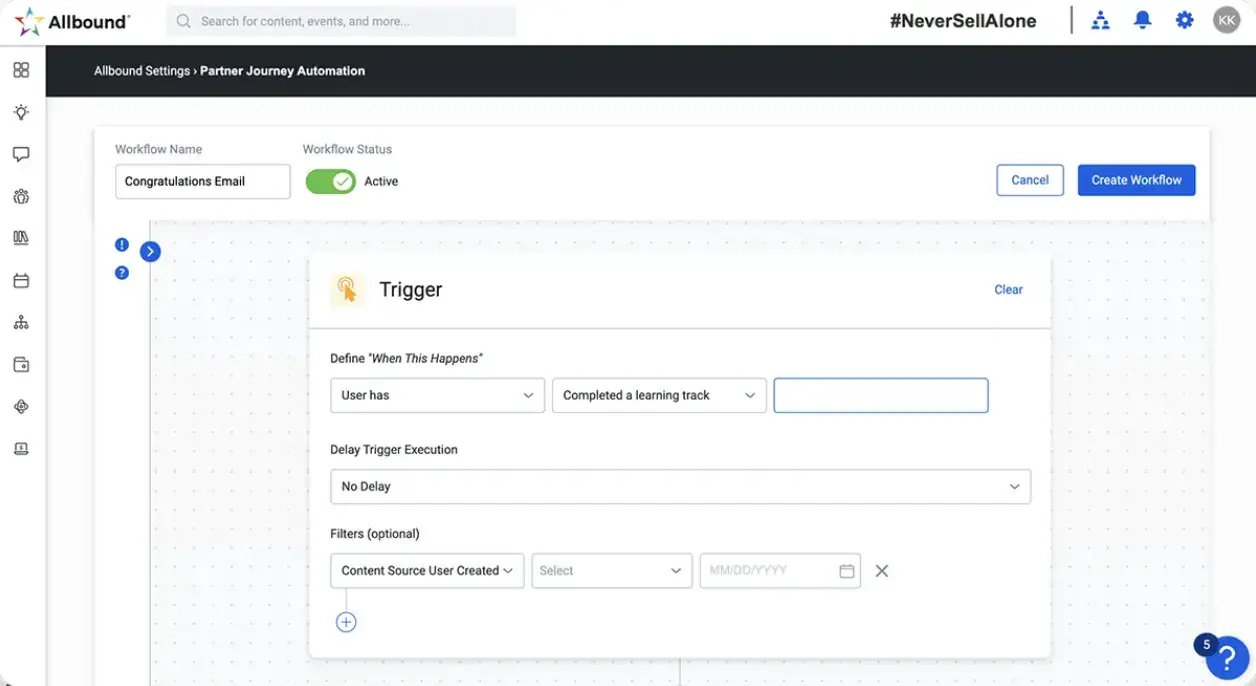 a sales channel partnership platform called allbound prm