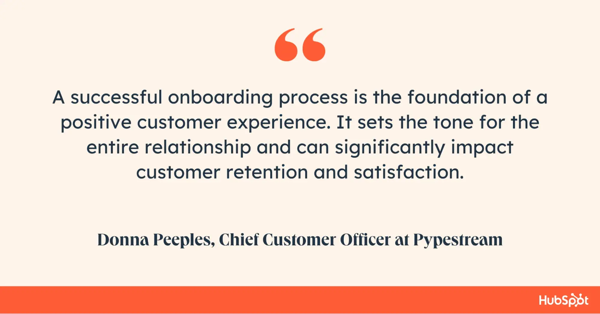 Quote on what it takes to have a successful onboarding process