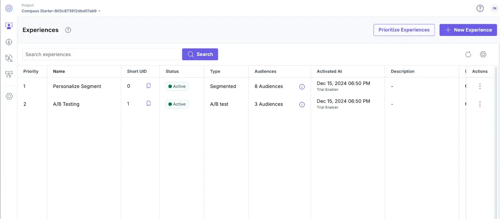 contentstack cms personalization