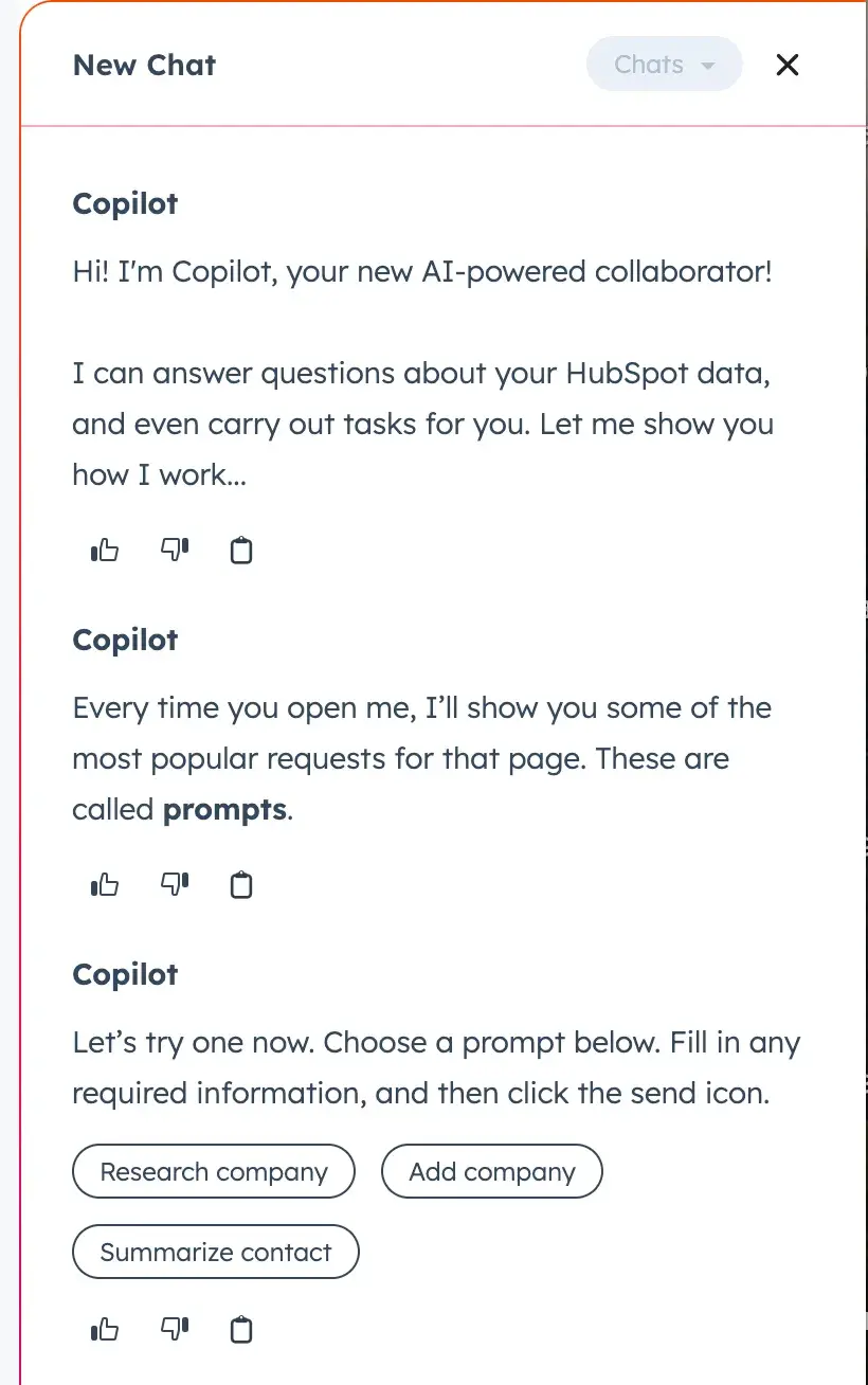 ai copilot in hubspot