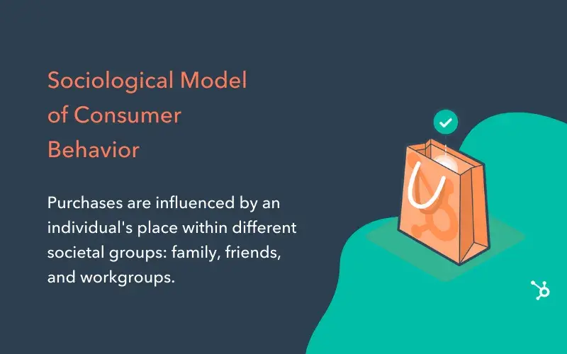 customer behavior model example: sociological model