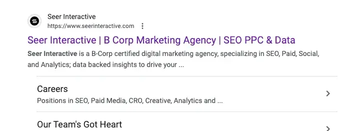 Seer interactive meta description in SERPs