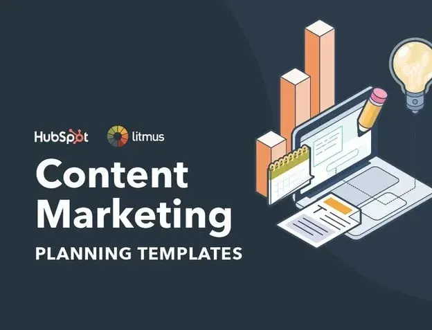 cover photo for a download of HubSpot's content mapping template.