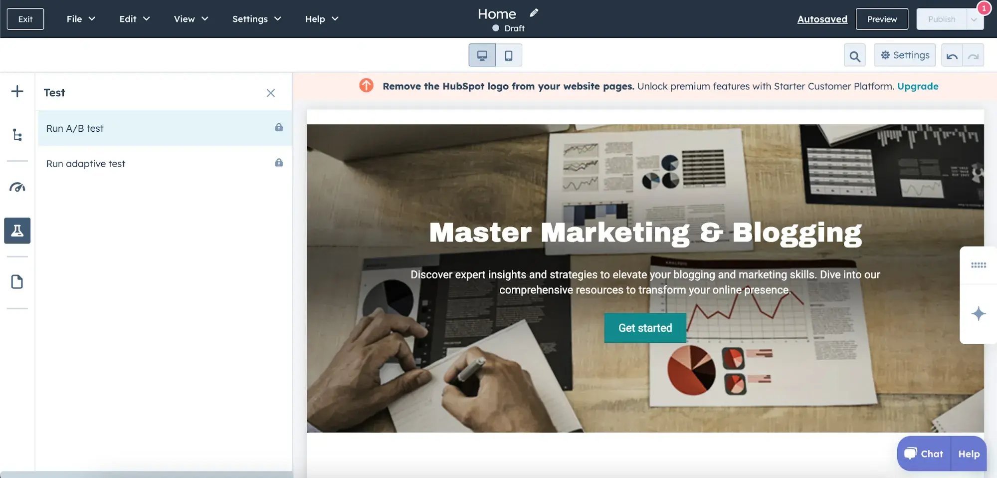 personalization and content management: A/B testing within the HubSpot CMS