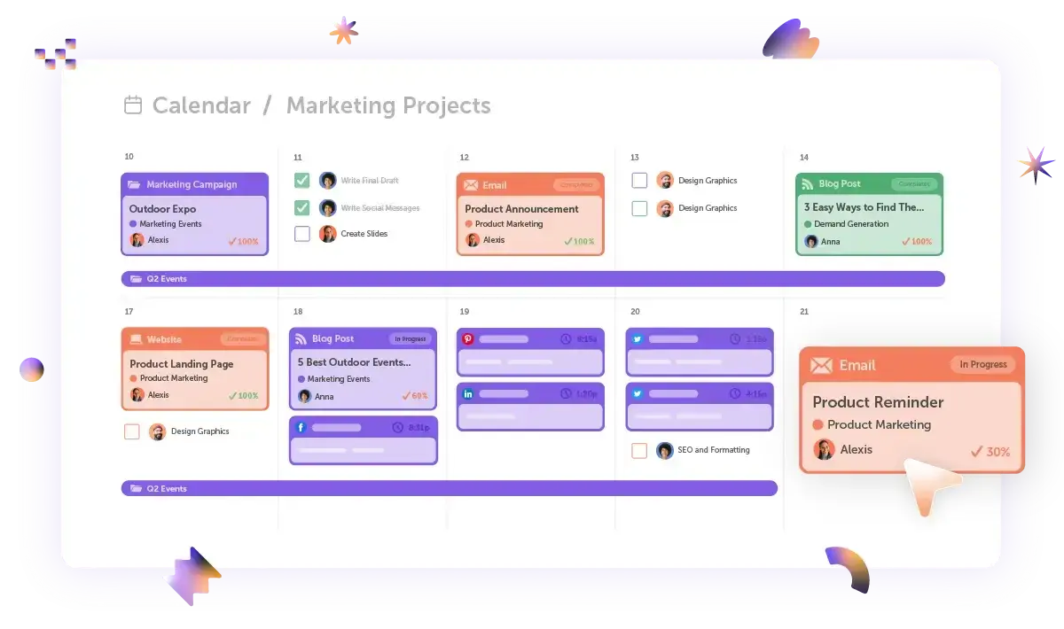 coschedule content calendar