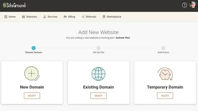 How to add a new website at SiteGround to replace your Wix website